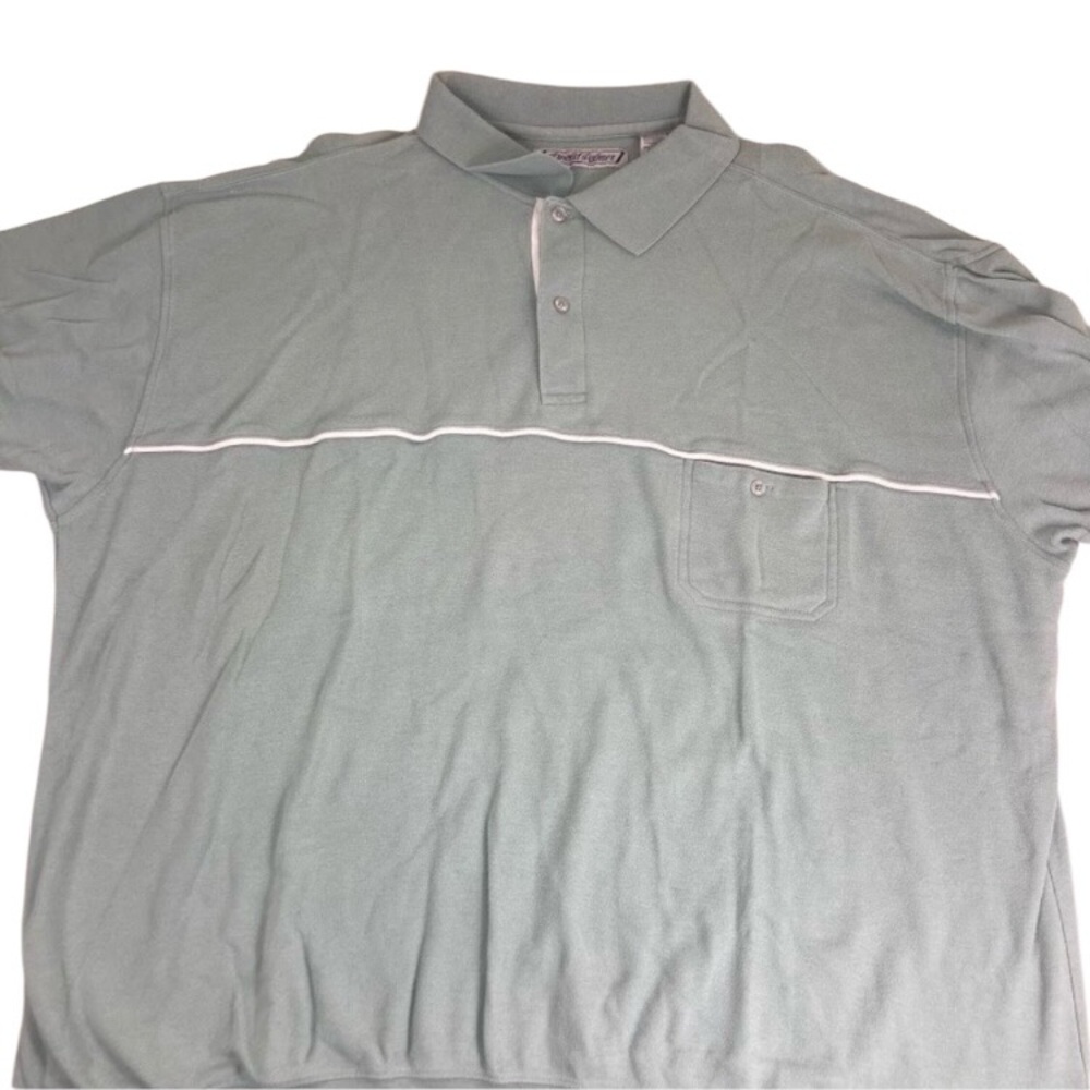 Arnold Palmer Polo Shirt Big 4X Green Short Sleeve Pocket